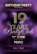 Bally club-19 Birthday party