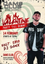 DAMS club-Be My Valentine Party with EMO